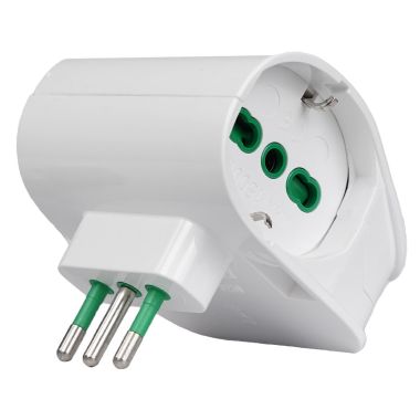 Adattatore da S11 a 2P40 VERTICAL SYSTEM, con interr.di sovraccarico, colore bianco product photo Photo 07 3XL