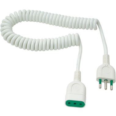 Prolunga estensibile 3m 3G0,75 S11+P11, colore bianco product photo Photo 01 3XL