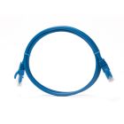 Cavo 1m RJ45 U/UTP cat.6, colore blu product photo