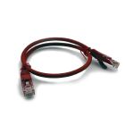 Cavo 1m RJ45 U/UTP cat.6, colore rosso product photo
