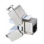 Presa RJ45 FTP 180° cat.6, colore alluminio product photo