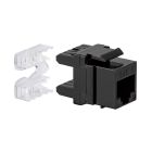 Presa RJ45 UTP 180° cat.6, colore nero product photo