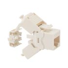 Presa RJ45 UTP 180° cat.6 TOOLLESS, colore bianco product photo