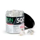 Kit 50 plug RJ45 UTP cat.6+10 copriplug product photo