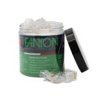 Kit 50 plug RJ45 UTP passanti cat.6+10 copriplug product photo