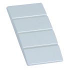 Tappo coprimodulo, colore bianco product photo