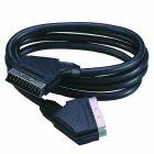 Prolunga lineare 1,5m TV SCART 21 poli, colore nero product photo