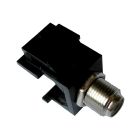 Connettore F femmina KEYSTONE, colore nero product photo