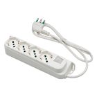 Multipresa 1,5m 3G1 S17 4P40, con interruttore, colore bianco product photo