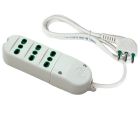 Multipresa 1,5m 3G1 S17 3P17/11, colore bianco product photo