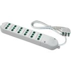 Multipresa 1,5m 3G1 S17 6P17/11, colore bianco product photo