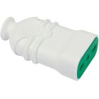 Presa P17/11 2P+T 16A smontabile HI-PRO, colore bianco product photo