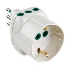 Adattatore da S11 a 2P11+1P30 VERTICAL SYSTEM, colore bianco product photo