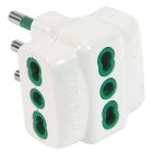 Adattatore da S17 a 3P17/11, colore bianco product photo