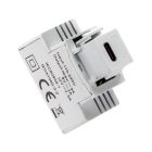 Alimentatore da incasso KEYSTONE compatto, 1 presa USB-C 3A, colore bianco product photo