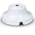 Rosone liscio in ceramica Ø70mm colore bianco product photo