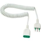 Prolunga estensibile 3m 3G0,75 S11+P11, colore bianco product photo