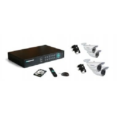KIT VENEZIA 8 DVR 8CH 4 IR CAM 1200TV product photo Photo 01 3XL