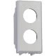 FTE ADATTATORE VERTICALE A DUE FORI BTICINO AXOLUTE CHIARA product photo Photo 01 2XS