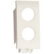 FTE ADATTATORE VERTICALE A 2 FORI BTICINO LIGHT CHIARA product photo Photo 01 2XS