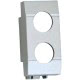 FTE ADATTATORE VERTICALE A 2 FORI VIMAR PLANA SILVER product photo Photo 01 2XS