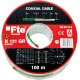 FTE CAVO COASSIALE PVC 5MM CLASSE A VERDE (Conf. da 100 Mt.) product photo Photo 01 2XS