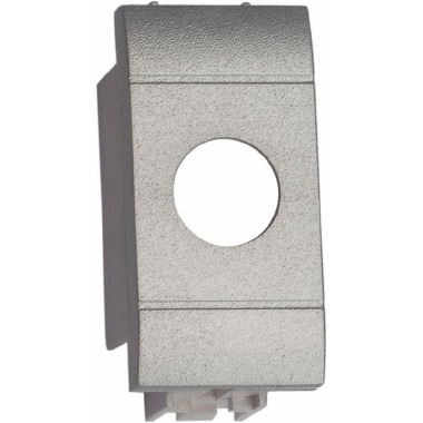 FTE ADATTATORE VERITCALE A 1 FORO PER VIMAR PLANA SILVER product photo Photo 01 3XL