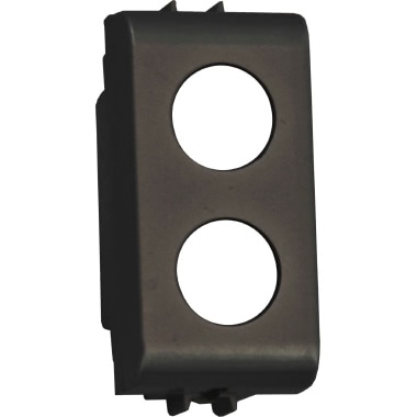 FTE ADATTATORE VERTICALE A 2 FORI GEWISS CHORUS NERO product photo Photo 01 3XL