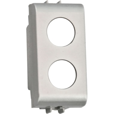 FTE ADATTATORE VERITCALE A DUE FORI GEWISS CHORUS TITANIO product photo Photo 01 3XL