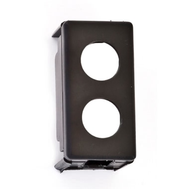 A2GSB Adatt. 2 Fori GEWISS SYSTEM BLACK product photo Photo 01 3XL