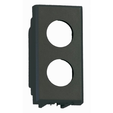 FTE ADATTATORE VERTICALE A 2 FORI BTICINO AXOLUTE SCURA product photo Photo 01 3XL