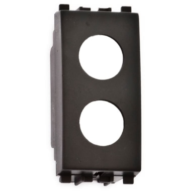 FTE ADATTATORE VERTICALE A 2 FORI VIMAR EIKON SCURA product photo Photo 01 3XL