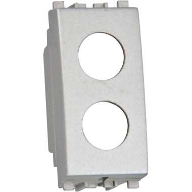 FTE ADATTATORE VERTICALE A DUE FORI VIMAR EIKON NEXT GRIGIO product photo Photo 01 3XL