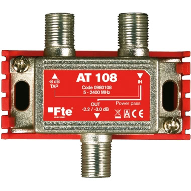 FTE DERIVATORE BLINDATO INDUTTIVO 1 VIA CLASSE A TERRESTRE E SATELLITARE ATTENUAZIONE 8dB product photo Photo 01 3XL