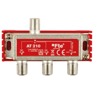 FTE DERIVATORE BLINDATO INDUTTIVO 2 VIA CLASSE A TERRESTRE E SATELLITARE ATTENUAZIONE 10dB product photo Photo 01 3XL