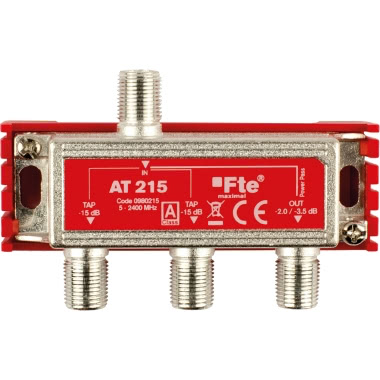 FTE DERIVATORE BLINDATO INDUTTIVO 2 VIA CLASSE A TERRESTRE E SATELLITARE ATTENUAZIONE 15dB product photo Photo 01 3XL
