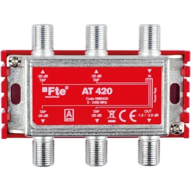 FTE DERIVATORE BLINDATO INDUTTIVO 4 VIA CLASSE A TERRESTRE E SATELLITARE ATTENUAZIONE 20dB product photo Photo 01 3XL
