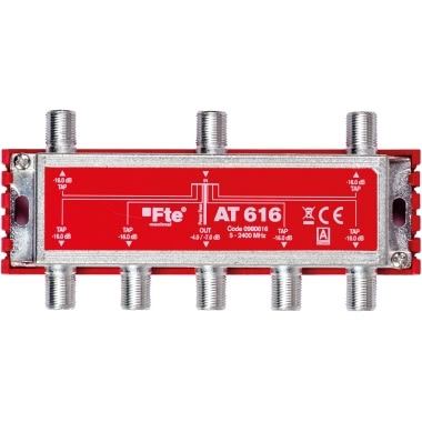 FTE DERIVATORE BLINDATO INDUTTIVO 6 VIA CLASSE A TERRESTRE E SATELLITARE ATTENUAZIONE 16dB product photo Photo 01 3XL