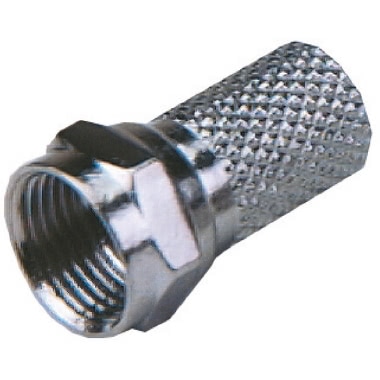 FTE CONNETTORE F A VITE PER CAVO COASSIALE DA 6.8 MM (Conf. da 100 Pz.) product photo Photo 01 3XL