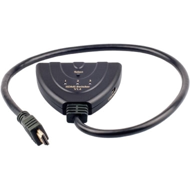 FTE COMMUTATORE SLIM HDMI 3 INGRESSI 1 USCITA HDMI product photo Photo 01 3XL