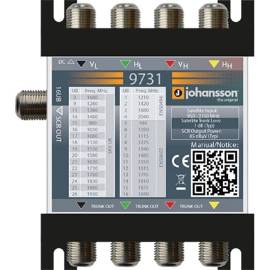 FTE MULTISWITCH SAT CON PROTOCOLLO dSCR SKY 4 INGRESSI 1 USCITA DERIVATA product photo Photo 01 3XL