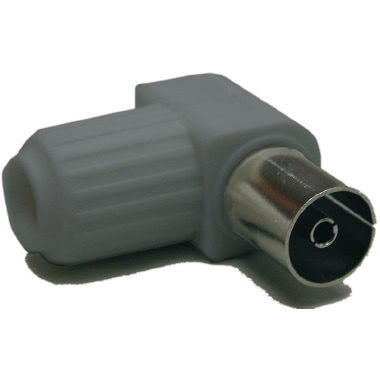 FTE CONNETTORE TV-IEC 9.5MM FEMMINA AD ANGOLO GRIGIO product photo Photo 01 3XL