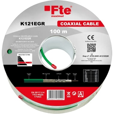 Cavo coassiale verde PVC Eca diametro 5mm classe A (Conf. da 100 Mt.) product photo Photo 01 3XL