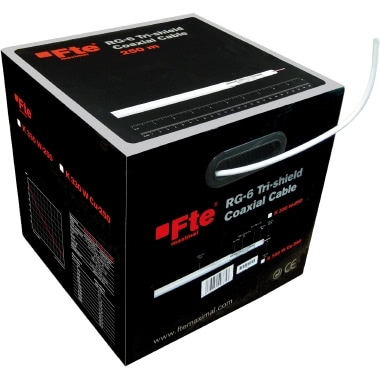 FTE CAVO COASSIALE TRI-SHIELD LTE 7MM CALSSE A++ (Conf. da 250 Mt.) product photo Photo 01 3XL