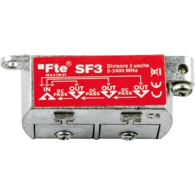 FTE DIVISORE INDUTTIVO PLUG IN TERRESTRE E SATELLITARE 3 VIE 5-2.400 MHz product photo Photo 01 3XL