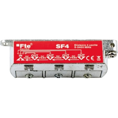 FTE DIVISORE INDUTTIVO PLUG IN TERRESTRE E SATELLITARE 4 VIE 5-2.400 MHz product photo Photo 01 3XL