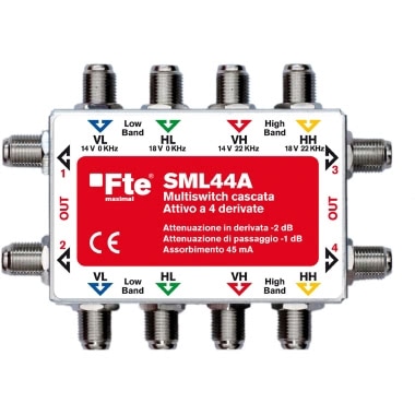 FTE MULTISWITCH ATTIVO 4 INGRESSI 1 IF 4 USCITE DERIVATE product photo Photo 01 3XL