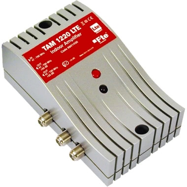 FTE AMPLIFICATORE DA INTERNO 1 INGRESSO 2 USCITE CATV GUADAGNO 20dB USCITA 104dBuV product photo Photo 01 3XL