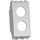 FTE ADATTATORE VERTICALE A DUE FORI VIMAR EIKON NEXT GRIGIO product photo