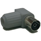 FTE CONNETTORE TV-IEC 9.5MM FEMMINA AD ANGOLO GRIGIO product photo